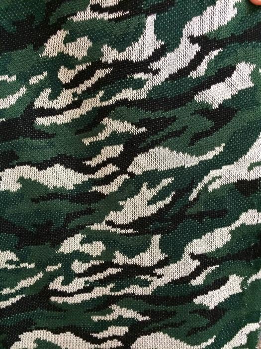 Woolen yarn jacquard fabric