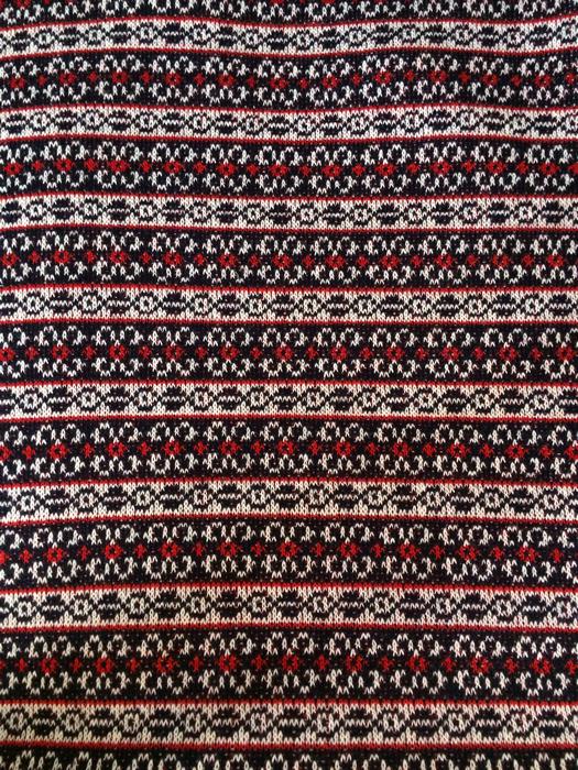 Woolen yarn jacquard fabric