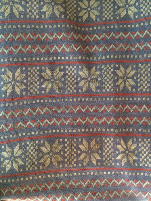Woolen yarn jacquard fabric