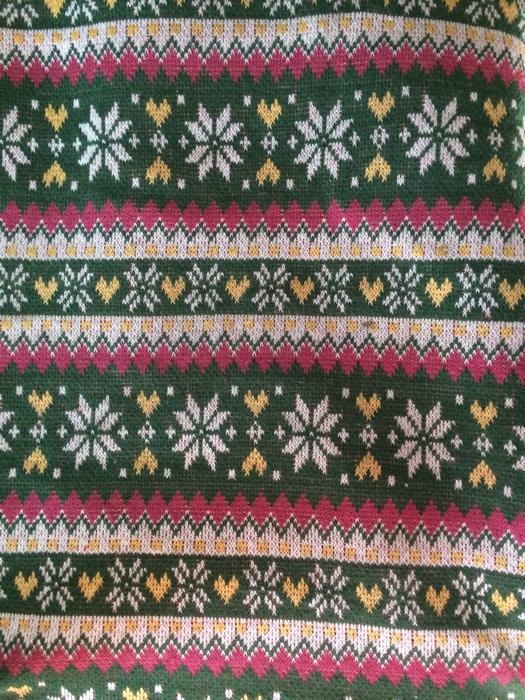 Woolen yarn jacquard fabric