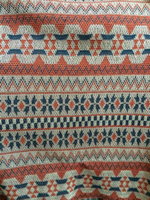 Woolen yarn jacquard fabric