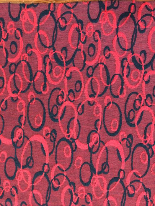 Loop transfer jacquard fabric